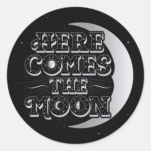 Here Comes The Moon / Stickers (Voorkant)