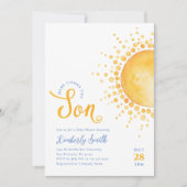 Here Comes the Son Baby Shower Invitation (Devant)