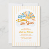 Here Comes the Son Baby Shower Invitation (Devant)