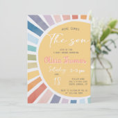 Here Comes The Son Baby Shower Invitation (Debout devant)