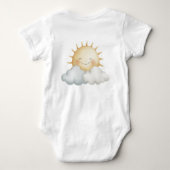 Here Comes the Son Personalized Baby Bodysuit (Achterkant)