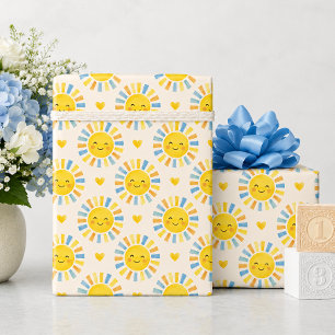 Here Comes the Son Sunshine Baby Shower Cadeaupapier
