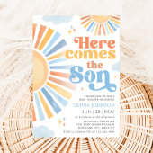 Here Comes the Son Sunshine Baby Shower Invitation