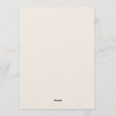 Here Comes The Sun Baby Shower Kaart (Achterkant)