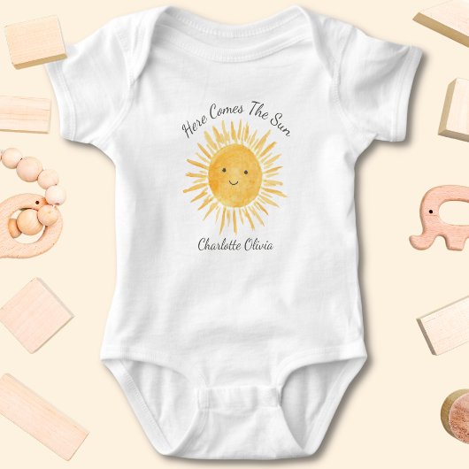 Here Comes The Sun Persoonlijk  Romper