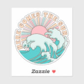 Here comes the sun sticker (Vel)