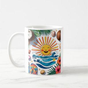 Here Comes the Sun – Tropische Boho Zomer Mok