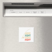 Here-fishy Funny Gevist Ontwerp B Vis _1 Magneet (Insitu (Vaatwasser))