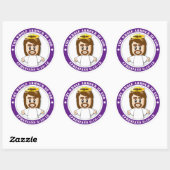 Here Jezus rond de Stickers (Vel)