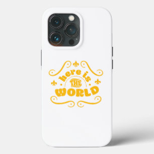 Here the world iPhone 13 pro hoesje