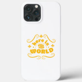 Here the world Case-Mate iPhone case (Achterkant)