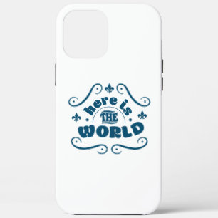 Here the world iPhone 12 pro max hoesje