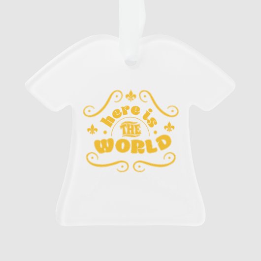 Here the world ornament (voorkant)