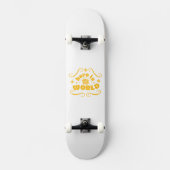 Here the world skateboard (Voorkant)
