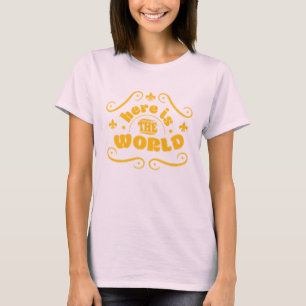 Here the world t-shirt