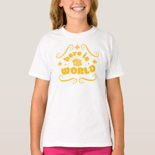 Here the world t-shirt