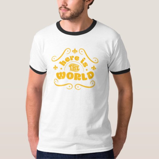 Here the world t-shirt (Voorkant)