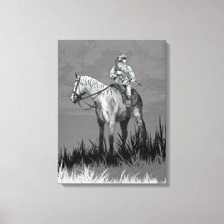 "Here There Be Knights" kunstprint van Jaime Munt Canvas Afdruk