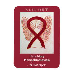 Hereditaire Hemochromatose Awareness Angel Magnet Magneet