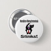Hereditaire hemochromatose Stinks kuikenkennis Ronde Button 5,7 Cm (Voorkant /achterkant)