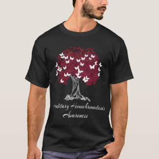 Hereditaire Hemochromatosis Awareness Butterfly Su T-shirt