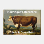 Hereford Bull Deurmat (Voorkant)