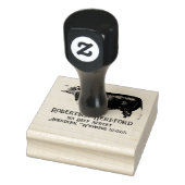  Hereford Bull Rubberstempel (Stempel)