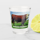 Hereford Bull Shot Glas (Voorkant)