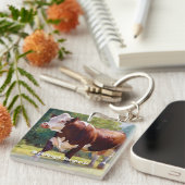 Hereford Bull Sleutelhanger (Voorkant Rechts)