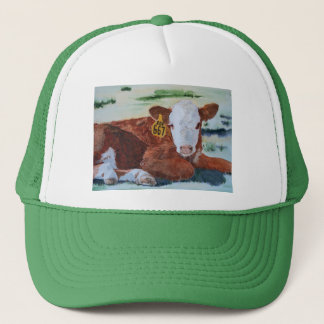 Hereford Calf Trucker Pet