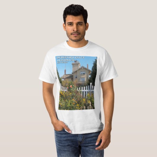 Hereford Inlet Lighthouse, New Jersey T-Shirt (Voorkant volledig)