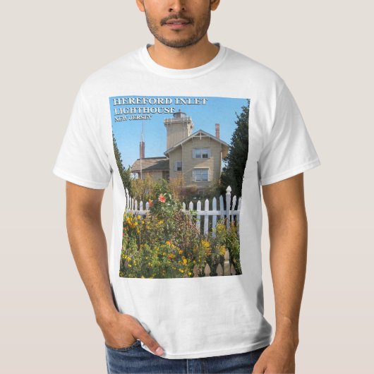 Hereford Inlet Lighthouse, New Jersey T-Shirt (Voorkant)