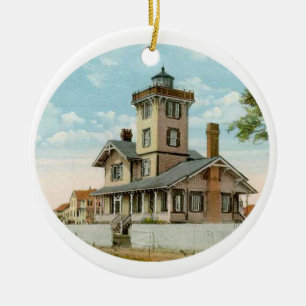Hereford Inlet vuurtoren Keramisch Ornament