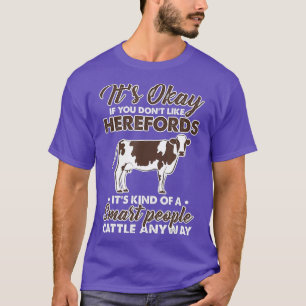Hereford Koe Farmer Agriculture Farming Humor T-shirt