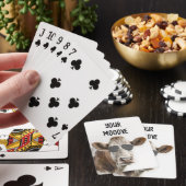 Hereford Koe met zonnebril Pokerkaarten (Insitu)