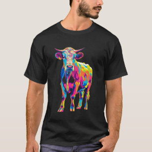 Hereford Rundveehouder Popart T-shirt