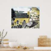 Herefords Knob & Baptist Chapel Poster (Keuken)