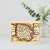 Herefordshire County England Oude antiquarische ka Briefkaart (Staand voorkant)