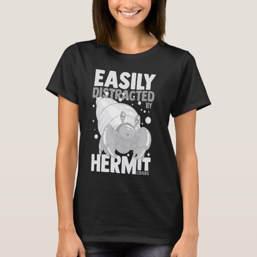 Heremietkreeft Funny Animals Schattige Pet T-shirt (Voorkant)