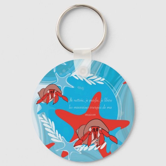 heremietkreeft sleutelhanger (Voorkant)