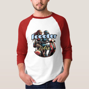 Heren Basic 3/4 Mouwen Raglan T-Shirt