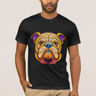 Heren Basic Bulldog Hoodie T-shirt
