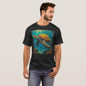Heren Basic Donkere T-shirt (Voorkant volledig)