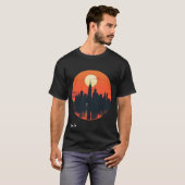 Heren Basic Donkere T-Shirt (Voorkant volledig)