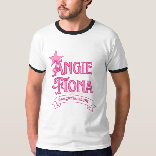 Heren Basic Ringer T-Shirt (Voorkant)