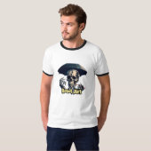 Heren Basic Ringer T-Shirt (Voorkant volledig)