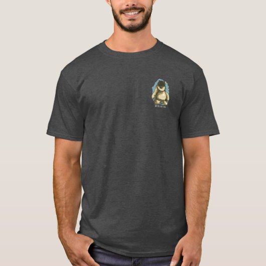 Heren basic T-shirt (Voorkant)