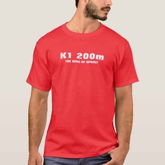 Heren Basic T-Shirt | 200 meter (Voorkant)