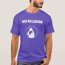 Heren Basic T-shirt | Basketbal mijn religie