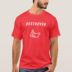Heren Basic T-Shirt   Destroyer